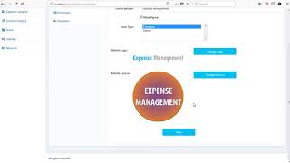 Expenses Management System With PHP and MySql Database screenshot 5