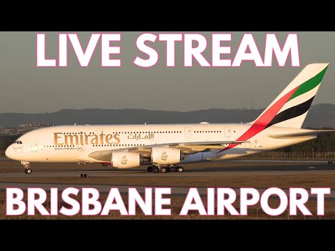 🔴 LIVE UP-CLOSE Brisbane Airport Australia A380 A350 787 and FOKKERS + 737s & Dash 8s
