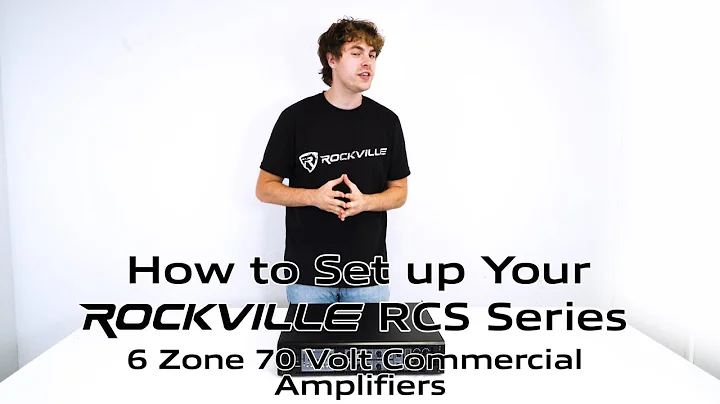 How to Set up Your RCS Series of 70Volt Commercial (RCS180-6, RCS350-6, RCS650-6) (70V how to!)