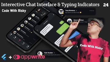 24.Create an Interactive Chat List Screen with Typing & Read Ticks Design