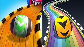 Rolling Balls 3D VS Rolling Ball Sky Escape - All Levels Android iOS Gameplay Ep 1