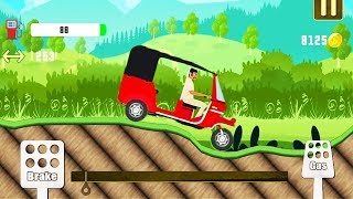 Mountain Tuk Tuk Rickshaw Taxi Driver - 2D Racing 2019 || Auto Rickshaw Taxi Stunt Game screenshot 1