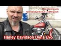 Harley Davidson Dyna evo. Неспокойный, провакационный мотоцикл.