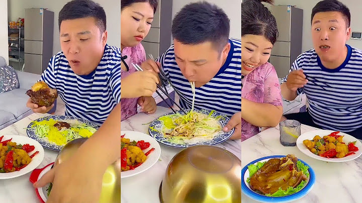 老公独吞肉不给我留，活该他什么都吃不到eating show# challenge#husband and wife eating food#eat#mukbang#asmr