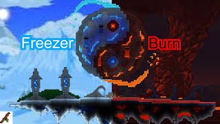 Terraria Build Time-Lapse Freezerburn Arena
