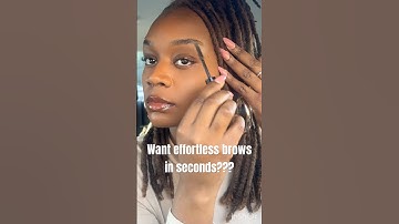 The SECRET to effortless brows in SECONDS! 👀 #eyebrowtutorial #browgel #browtutorial
