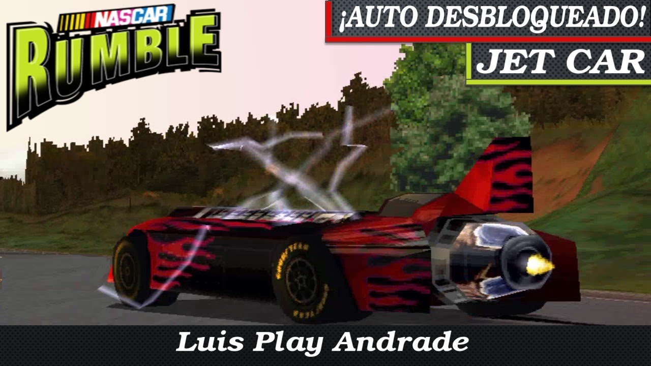 NASCAR Rumble [PS1] ¡Auto Desbloqueado! [Jet Car] 