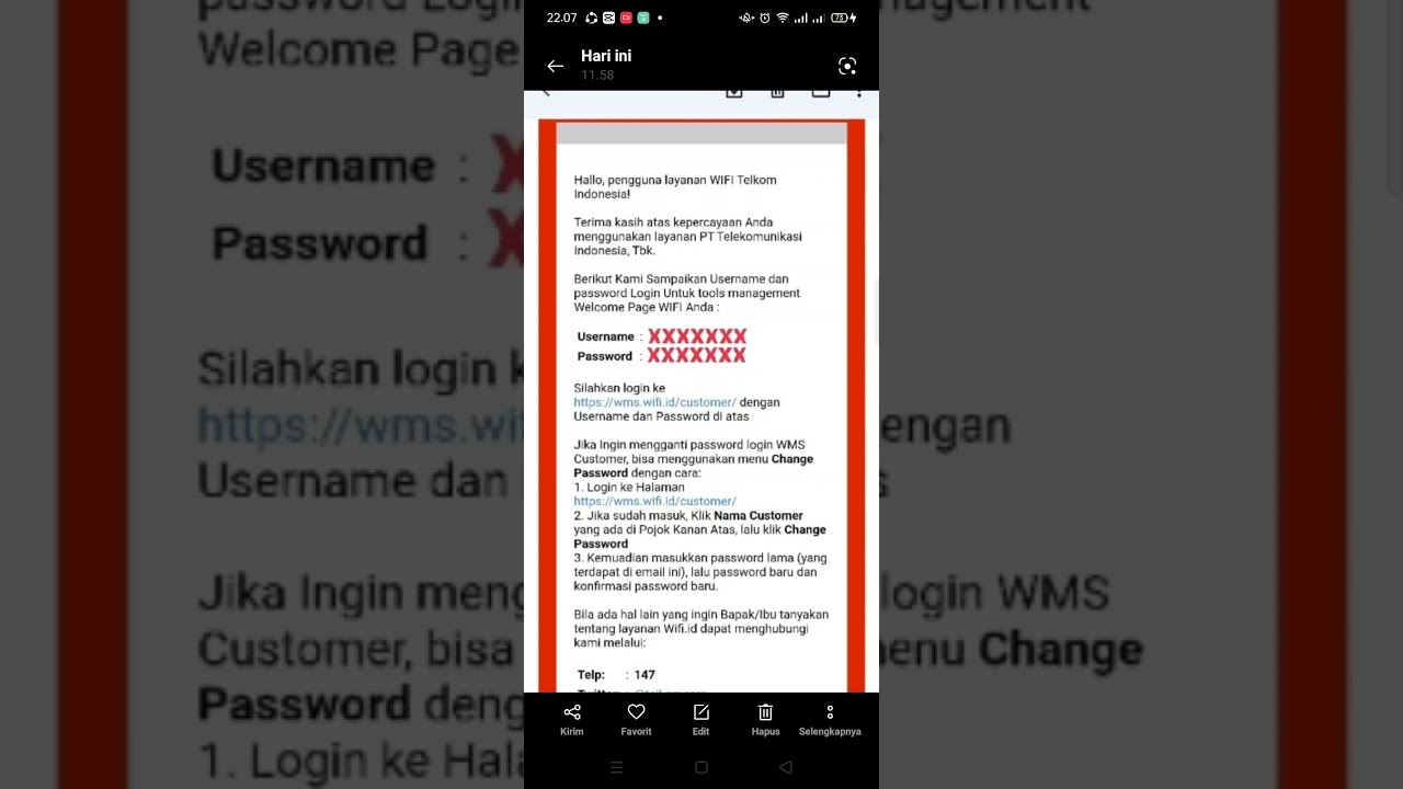 Cara ganti password WMS / Wifi.id customer / Wifi Manage Service - YouTube