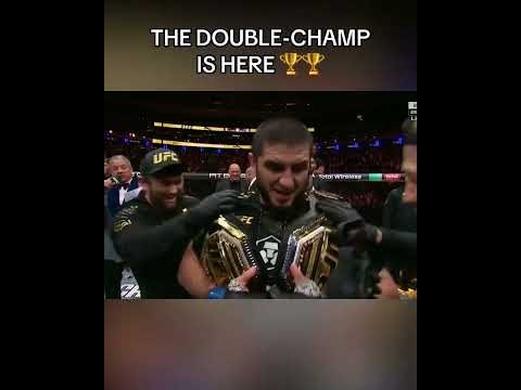 The double champ is here 🏆 🏆 #UFC322