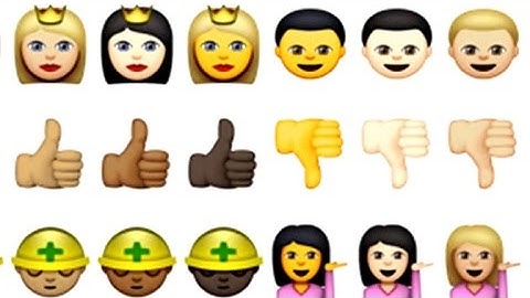 Diverse faces and growing influence of emojis