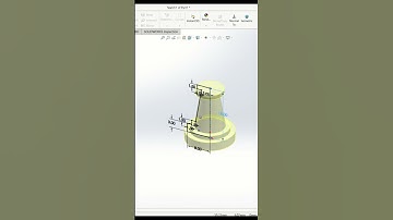 Revolved Bose/ Base in SolidWorks || Design a perfect 3D of Chess Member: Pawn #solidworks