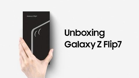 Unboxing Galaxy Z Flip7 | Samsung