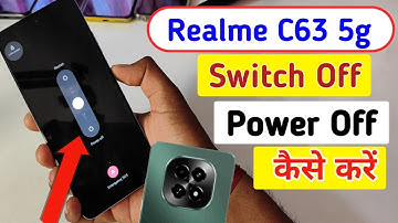 Realme c63 5g switch off kaise kare/How to Power off Realme c63 5g/switch off