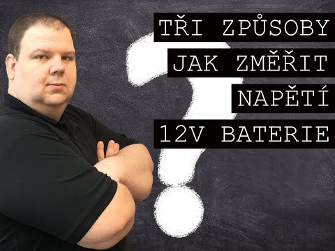 Video: 3 způsoby, jak nabít autobaterii