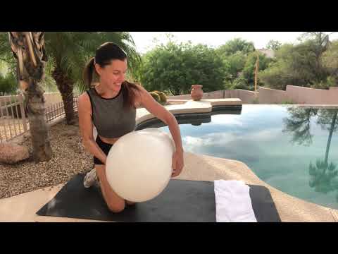 ashley black yoga ball