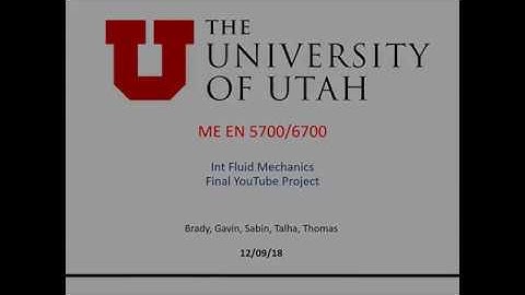 Utah ME EN 5700/6700 The Effect of Surface Roughness over an Airfoil on Boundary Layer Growth