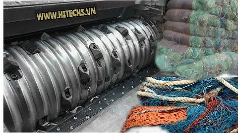 Máy nghiền vải| Máy nghiền vải vụn, cắt tinh bào 1 trục lớn