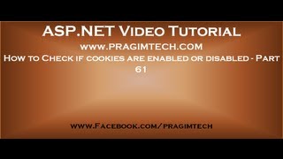 How to Check if cookies are enabled or disabled   Part 61