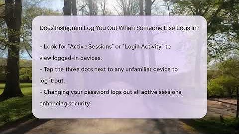 Does Instagram Log You Out When Someone Else Logs In? - Everyday-Networking