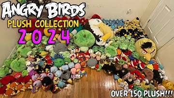My entire Angry Birds Plush Collection throughout 2024!