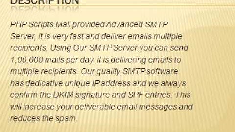 Mass Mail SMTP Service Provider