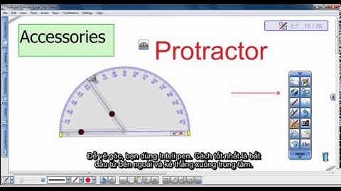 8-Accessory - protractor - Công cụ thước kẻ góc