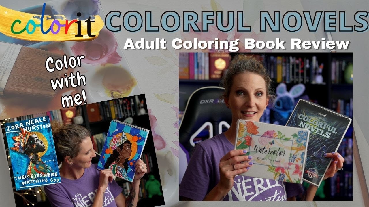 ColorIt Colorful Novels Coloring Book for Adults by Hasby Mubarok