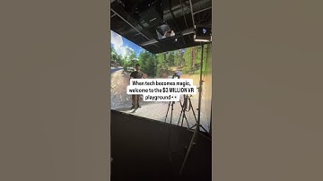 When $3M in VR tech hits you with 24 displays + projectors everywhere. #VR #Shorts #Inspiration