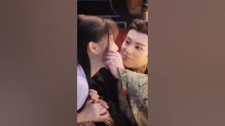 Can't stop pinching those cheeks eh 😏💜 #estheryu #dylanwang #dixin #lovebetweenfairyanddevil