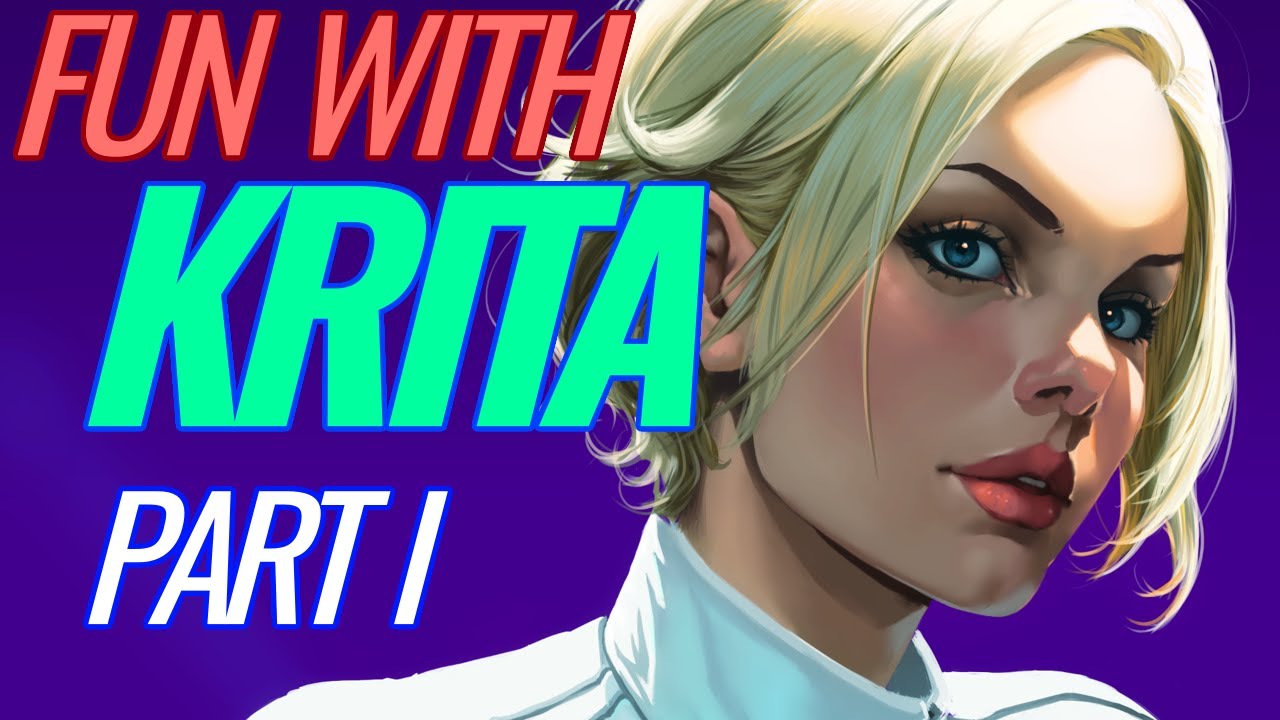 Fun with KRITA part 1 - YouTube