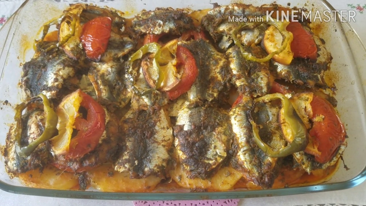 أحلى وألذ صينية سمك سردين في الفرن متشبعوش منها