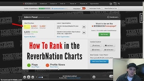 How To Rank #1 in ReverbNation Charts - Music Producers & Artists
