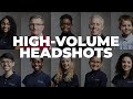 High Volume Headshots - School Portraits, Corporate, Performing Artists