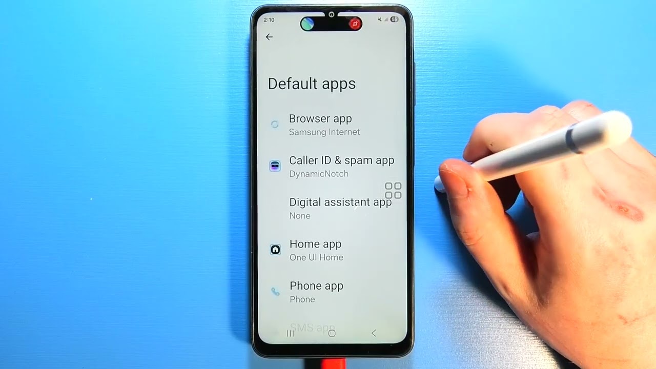 Samsung Galaxy F07: How to Change Default Apps