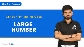 Large Number | One Shot Revision | Mathematics | Class 4  | Chapter 1 | CBSE | NCERT