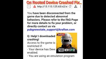 Pubg New Sate crushed 100% Fixed..on Root