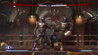 Injustice 2 Darksied Vs Gorilla Grood Gameplay