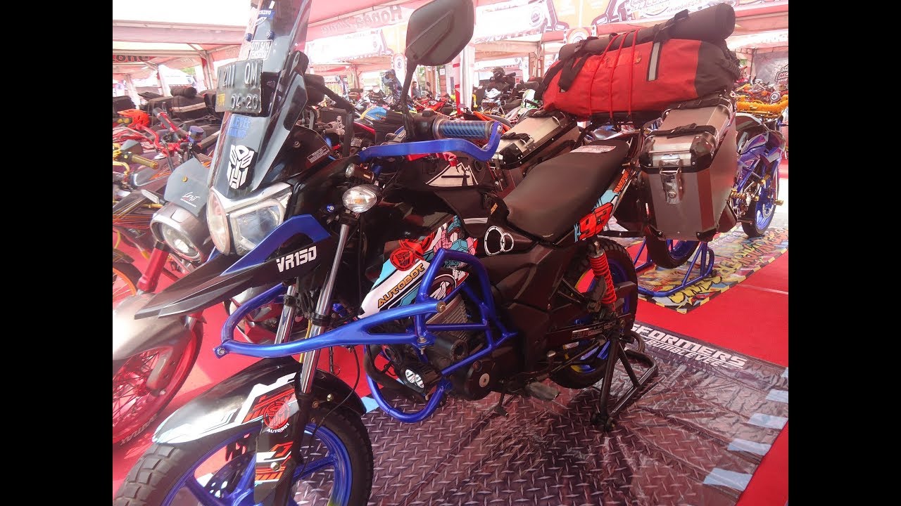 Modif Honda Verza 150 Keren Touring Style Dakar YouTube