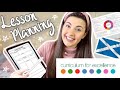 How I Plan Lessons | Advice & Tips | Explaining Scottish Curriculum for Excellence