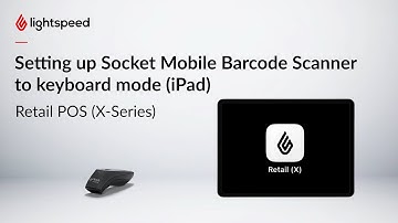 Setting up Socket Mobile Barcode Scanner to keyboard mode (iPad)