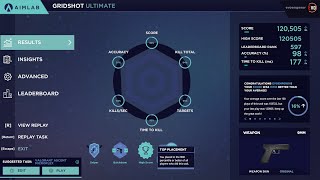 Aim Lab Gridshot Ultimate 120505 (Replay)