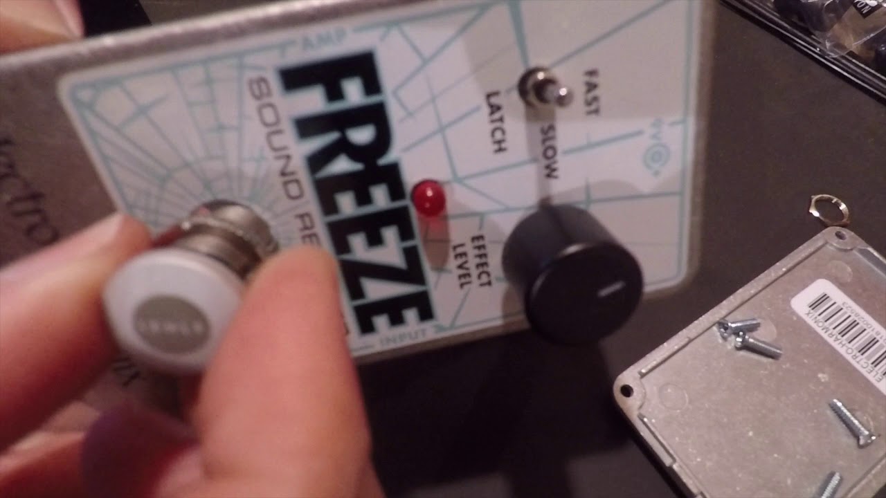 Electro-Harmonix Freeze switch mod エレハモ EHX Freeze Soft-Touch Switch Modification Kit