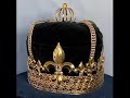 Imperial State Mens King gold and Black Crown - CrownDesigners