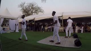 Gazza at a wedding in the North of Namibia, 8.09.2017