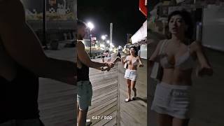 Streamer Litters On Beach After Argument