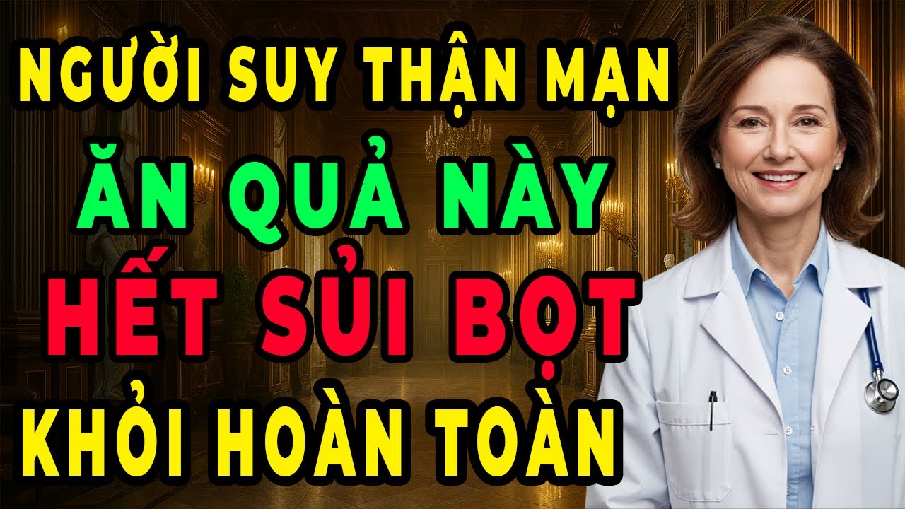 Người Suy Thận Mạn  Ăn Loại Quả Này 7 Ngày Liên Tiếp – Hết Tiểu Sủi Bọt Hiệu Quả