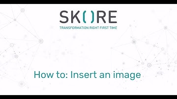 Inserting an image into a Skore process map