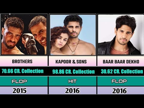 Sidharth Malhotra All Bollywood Movies I Hit And Flop Movies List
