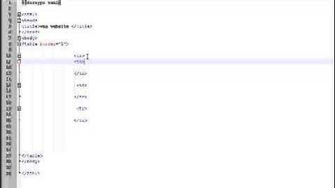 XHTML and CSS Tutorial - 12 - Table Headers and Movie Stars!