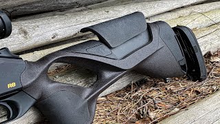 Blaser R8 Ultimate poskipakan ja perälevyn muistitoiminto.